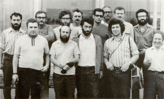 ? Рутман, 1-й ряд, второй справа. Москва, 1973&nbsp;г.
